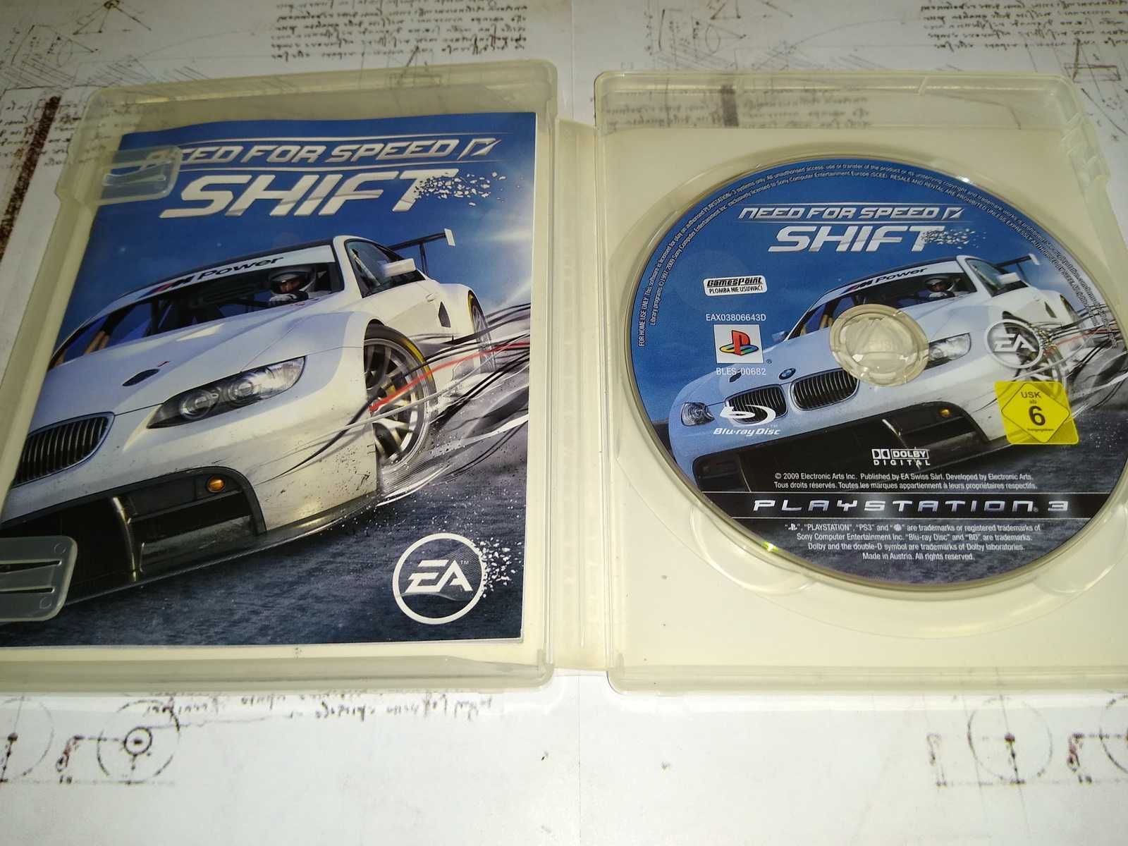 Need For Speed Shift Ps3 polska wersja bez rys