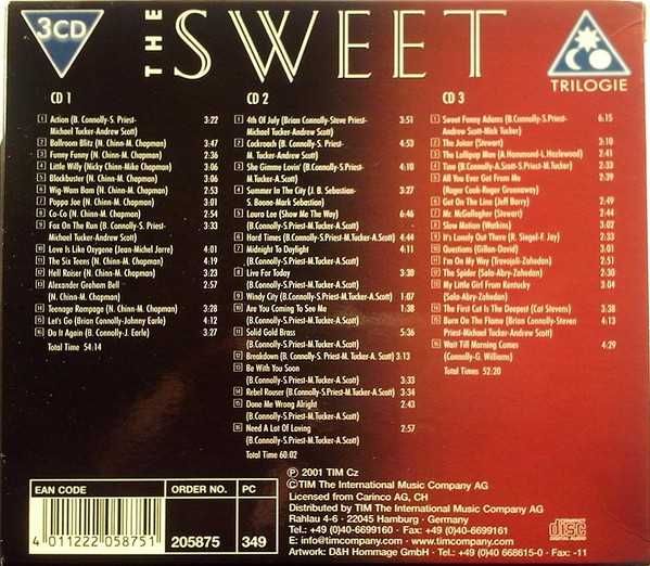 3CD The Sweet – Sweetest Power Hits Фирма