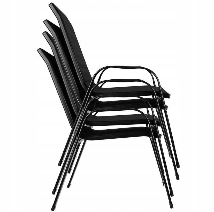 Krzesła krzesło ogrodowe metalowe 4 szt zestaw krzeseł ogrodowych