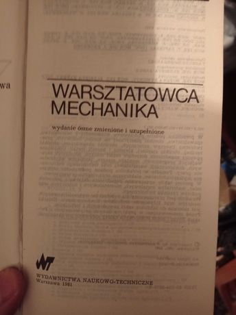 Poradnik warsztatowca mechanika 1981
