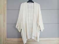 Sweter narzutka oversize beż Pull&Bear r. 38 / M