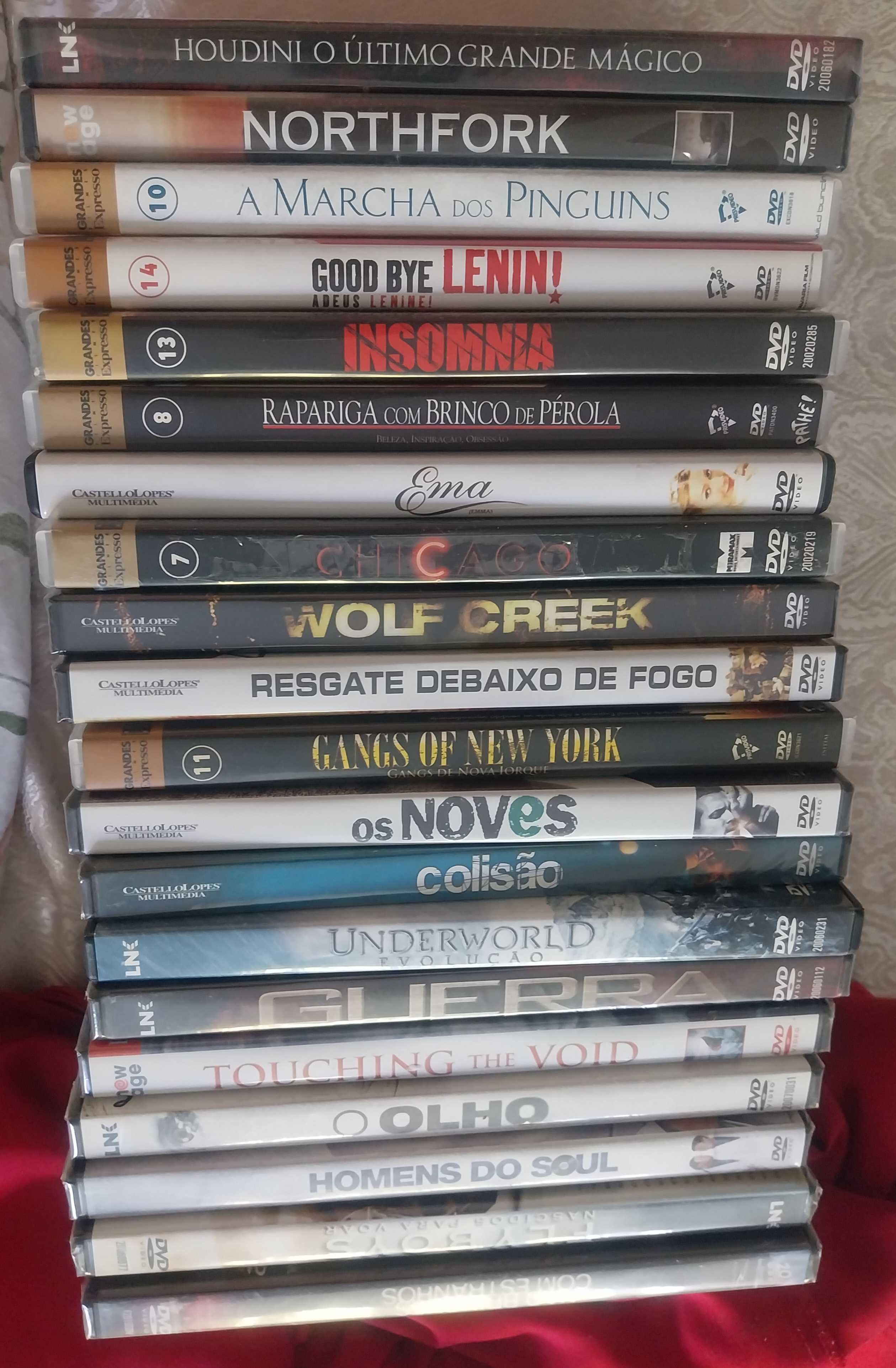 Conjunto 110 filmes iconicos DVD, a estrear