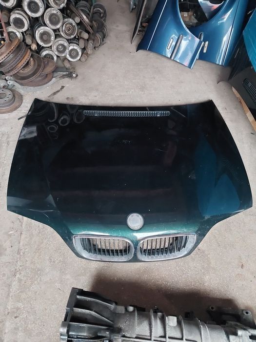 Maska bmw e 46 sedan touring kombi lift polift OxfordGruen II zielona