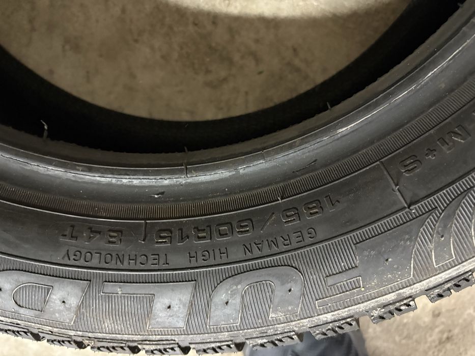 4* Opony 185 60 r15 Fulda 7.5mm 2022r