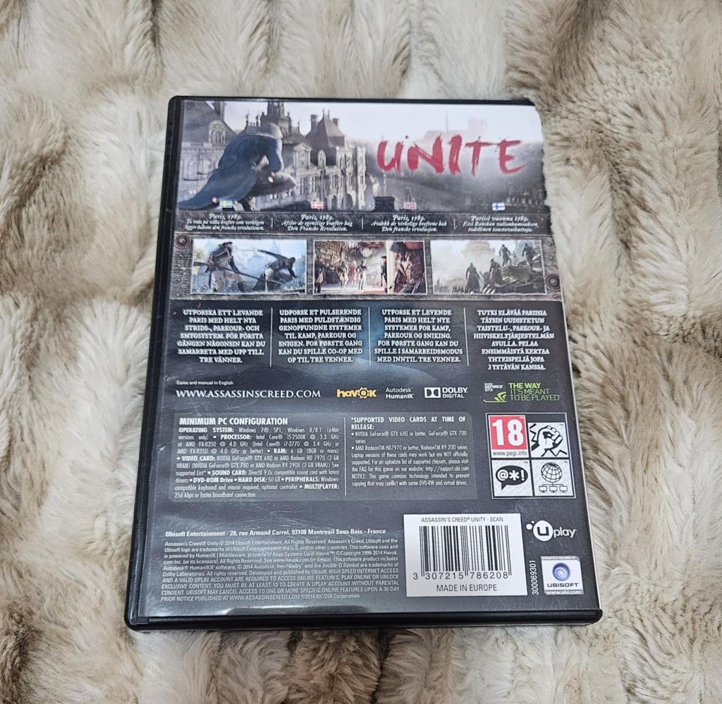 Sprzedam grę na PC Assassin Creed Unity
