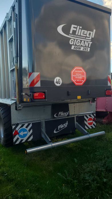 Przyczepa rolnicza Fliegl ASW 281, tandem, 45m3, Fliegl 271