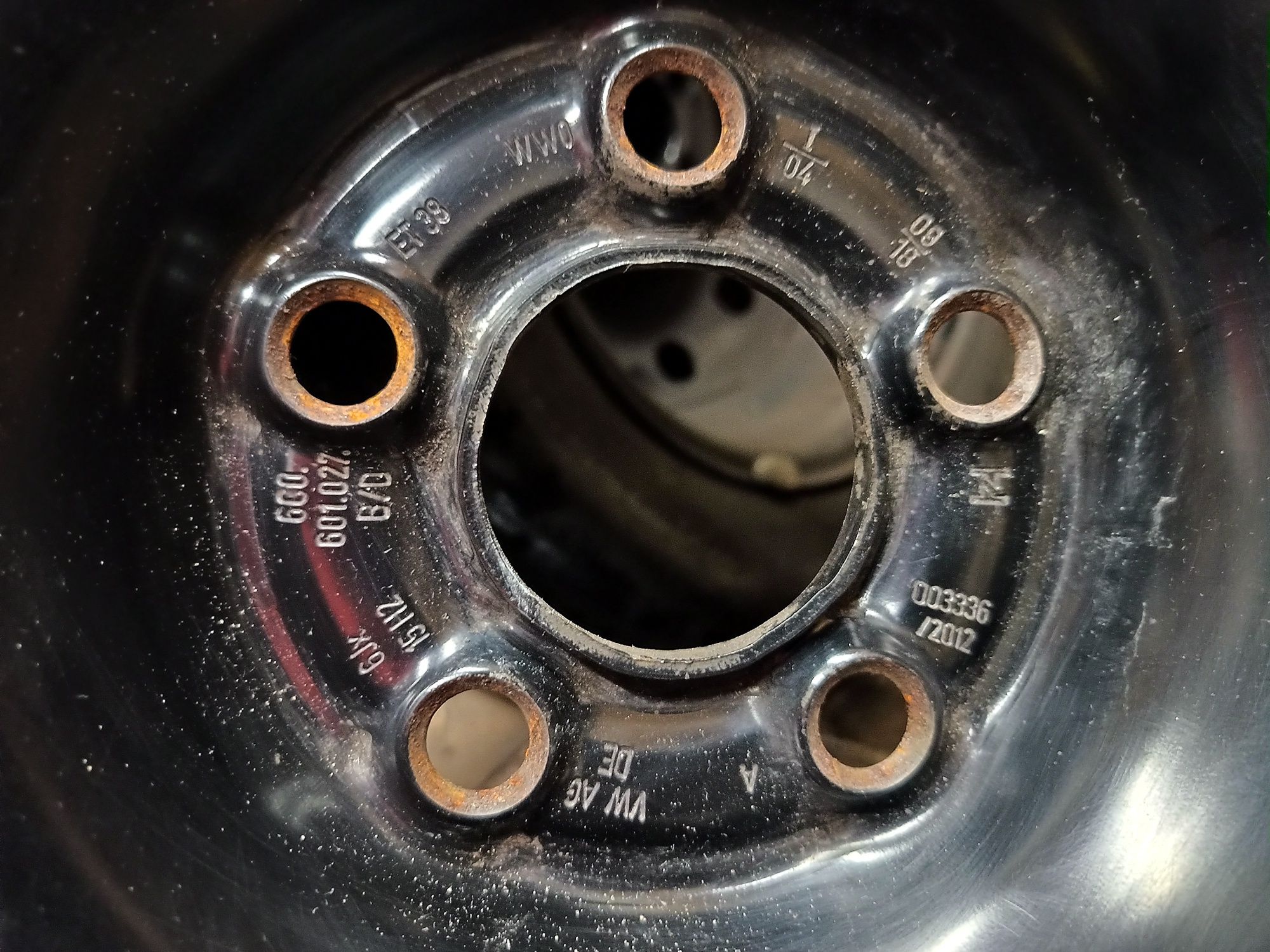 Felgi stalowe VW/Skoda 15" + Oryginalne Kołpaki
