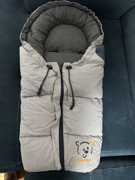 Puchowy śpiworek do wózka i fotelika bardzo ciepły