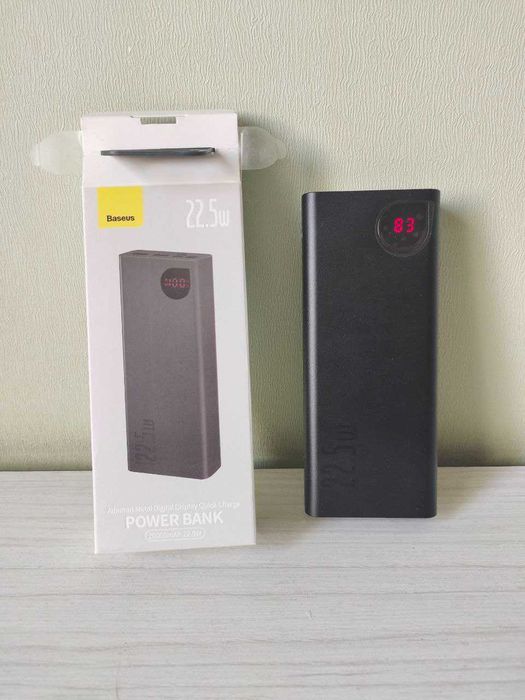 Павербанк Baseus Metal 20000 mah повербанк  / Power bank / Акція