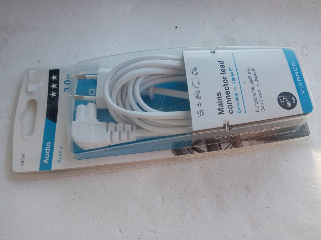 Kabel zasilający Vivanco 46204 3m