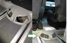 Kratki nawiewu - wentylacji Renault Trafic - grilles de chauffage