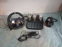 Kierownica Logitech G920 + shifter STAN BARDZO DOBRY