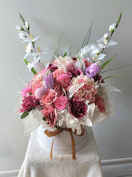 Duży Flowerbox -piękna dekoracja lub prezent który zostaje na zawsze!