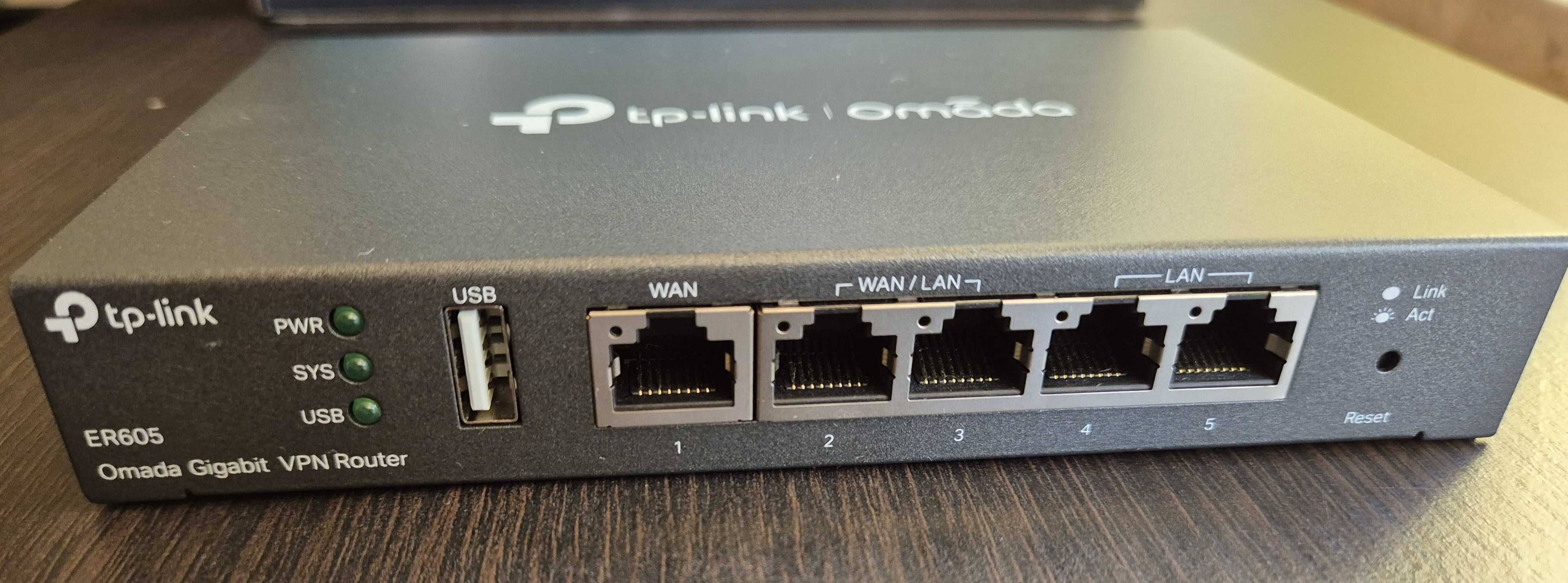 TP-LINK ER605 v2.0, Omada, VPN, USB SafeStream, Multi-WAN