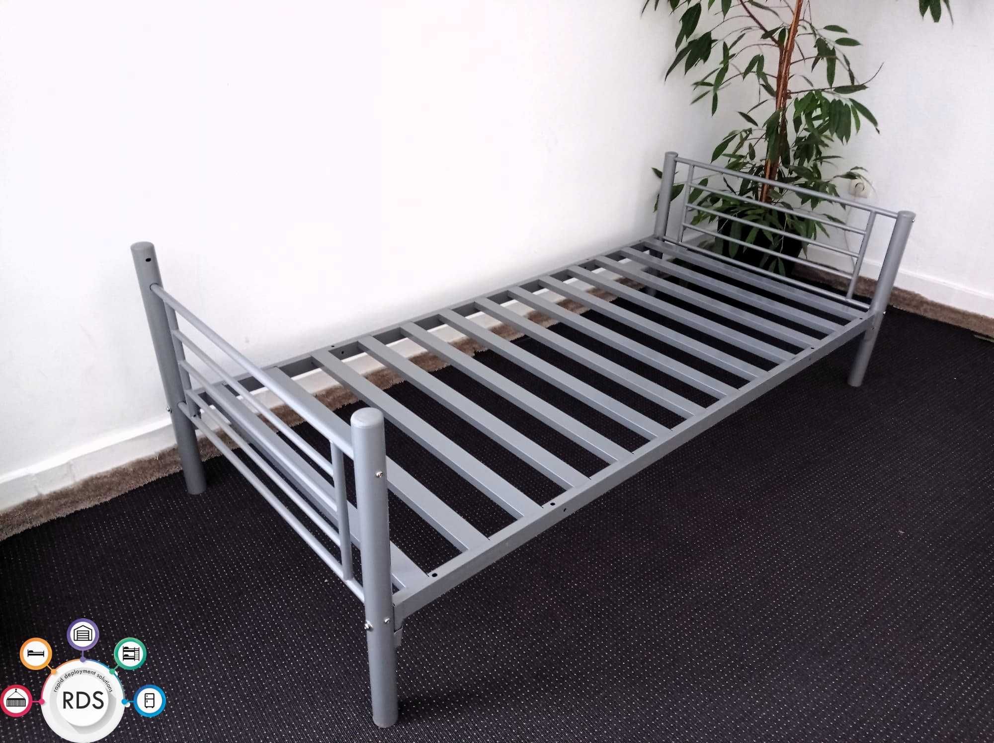 Łóżko metalowe piętrowe lub 2 łóżka hotelowe pojedyncze 90x200