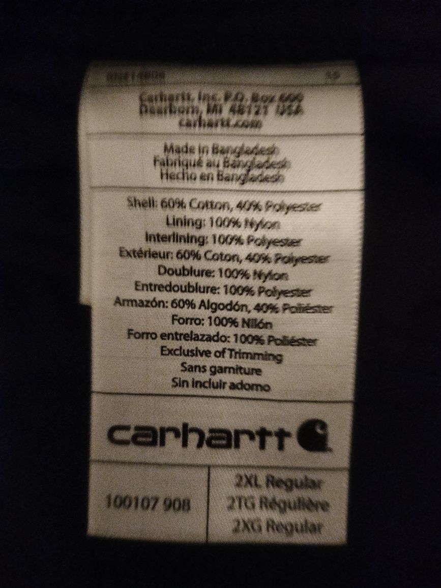 Kurtka męska firmy Carhartt  rozmiar xxl (nowa)