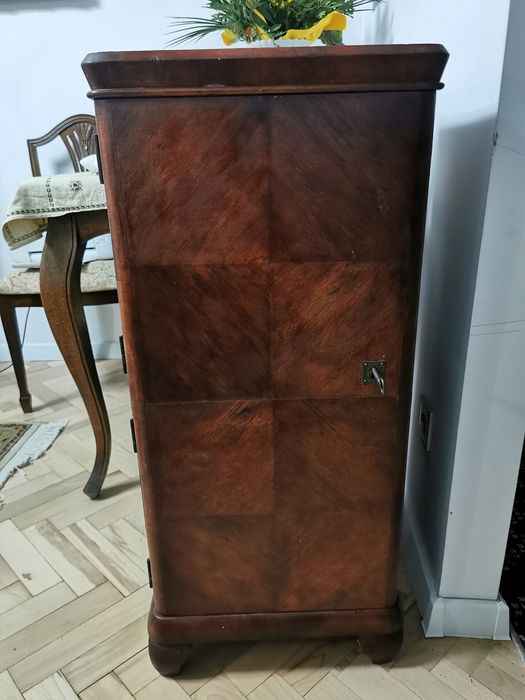 Szafka z fabryki S. Manne. art déco przedwojenny mebel kolekcjonerski