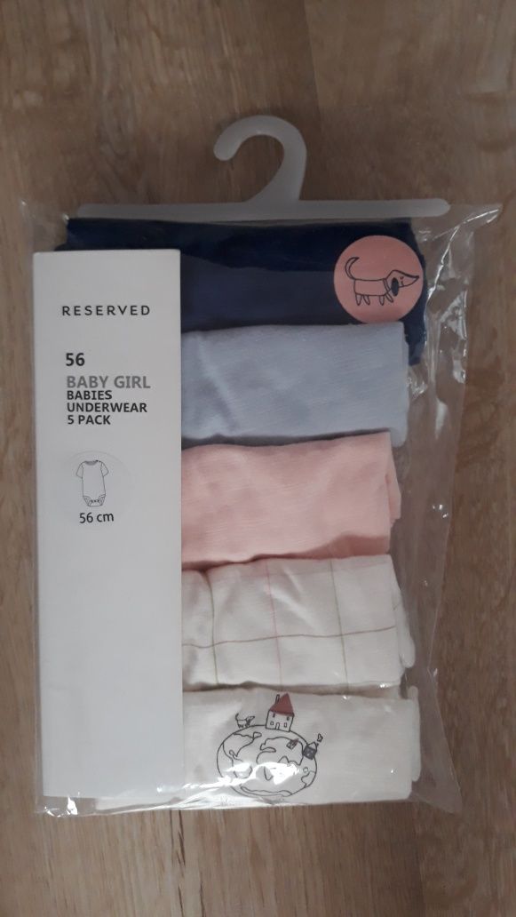 Body 5 pack Reserved rozm. 56' nowe!