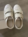 Шкіряні білі кеди LACOSTE 37