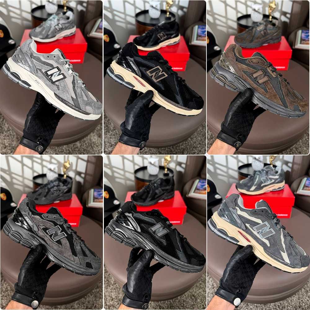 Gore-tex Кросівки New Balance 1906D GTX Grey (41-45) термо Нью Беланс
