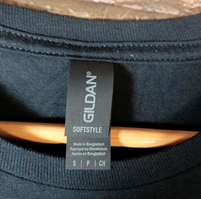 Czarna koszulka damska Gildan, bawełna, S AC&DC