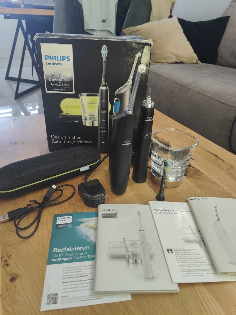 Szczoteczka soniczna Philips Sonicare DiamondClean/Irygator Airfloss