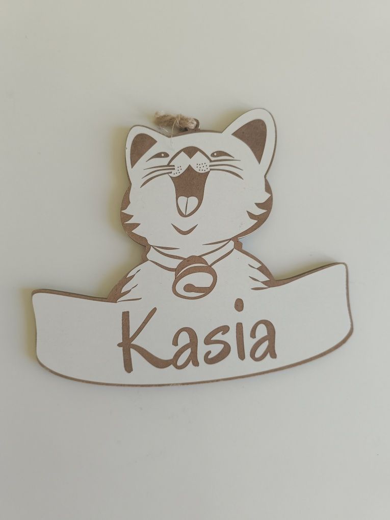 Tabliczka z napisem Kasia