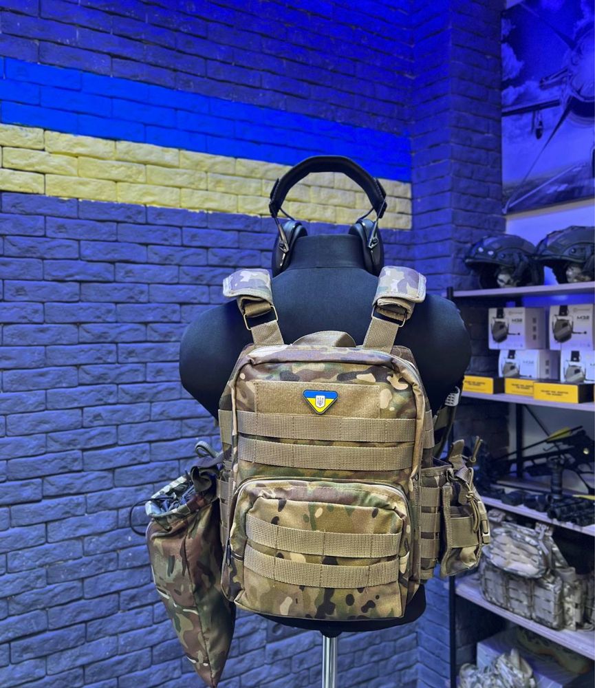 Оригінал плитоноска Singl Sword мультикам, бронижелет, плитоноска