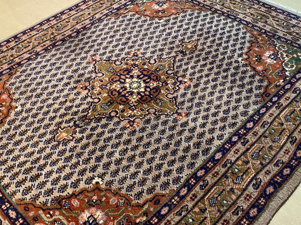 Indo Tabriz 235 # 177 Orientalny dywan wełniany ręcznie tkany z Indii