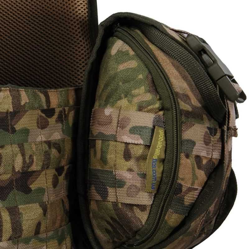 Плитоноска ARES gen.2 МУЛЬТИКАМ + 7 підсумків. Cordura. Мультикам.