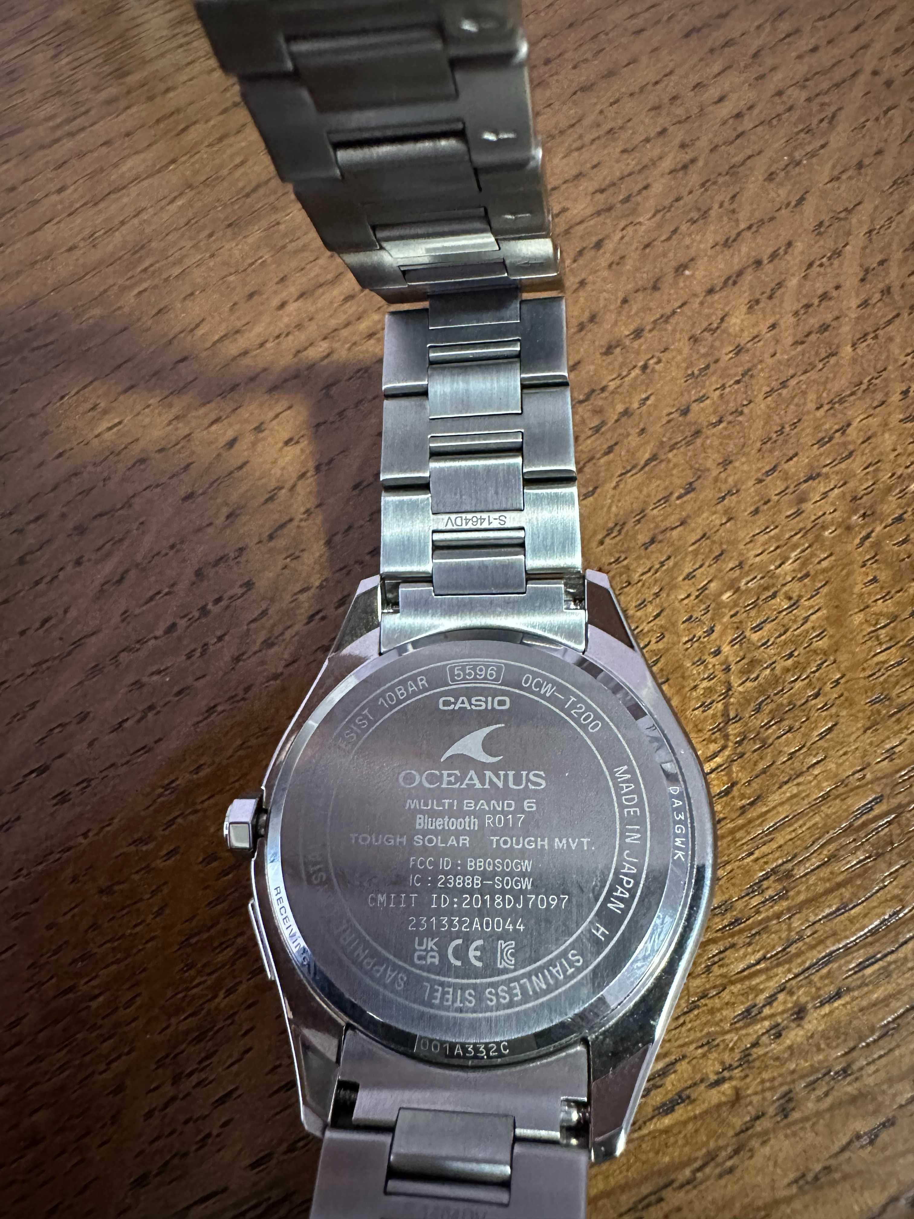 Годинник Casio Oceanus OCW-T200S-7AJF Tough Solar механічний Японія