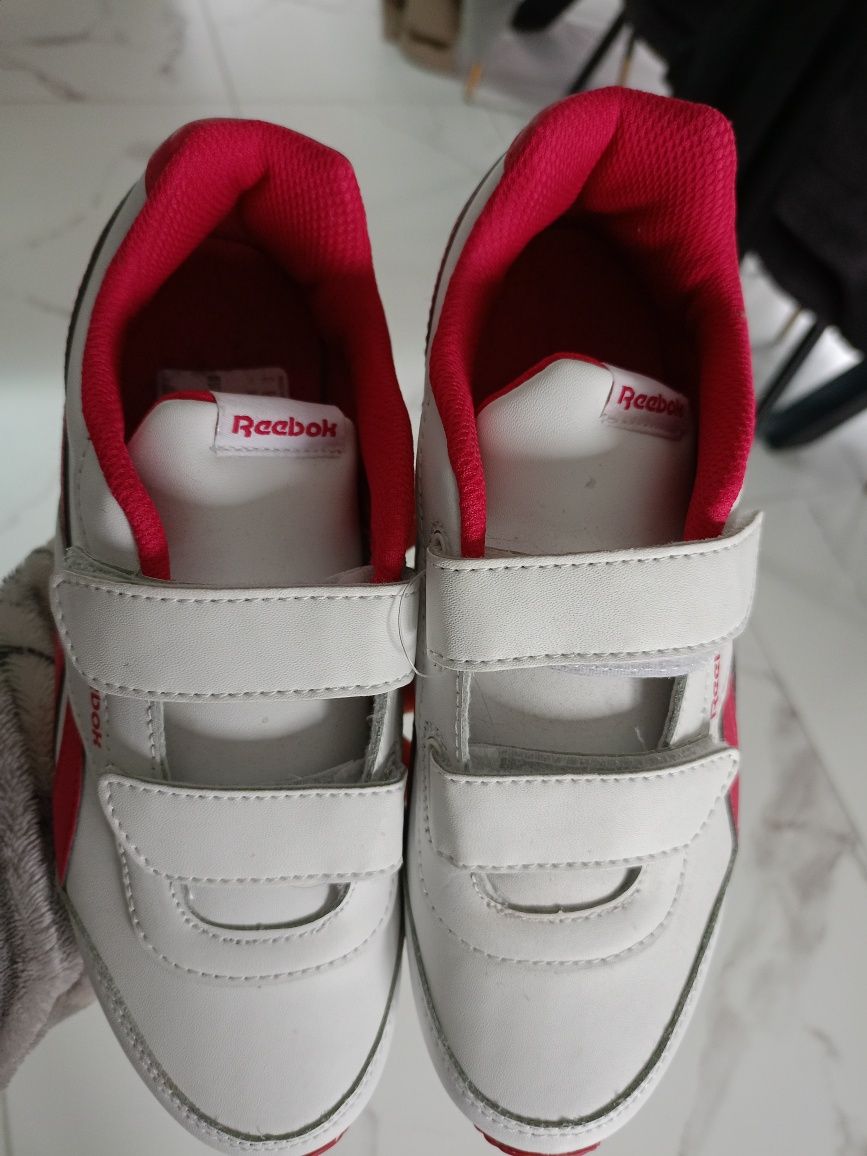 Buty Reebok adidasy nowe 34 półbuty sportowe różowe białe