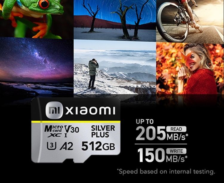 2xKarta pamięci Xiaomi mikro SD TF 128 GB ultra SD  U3 V30 A2 silver P