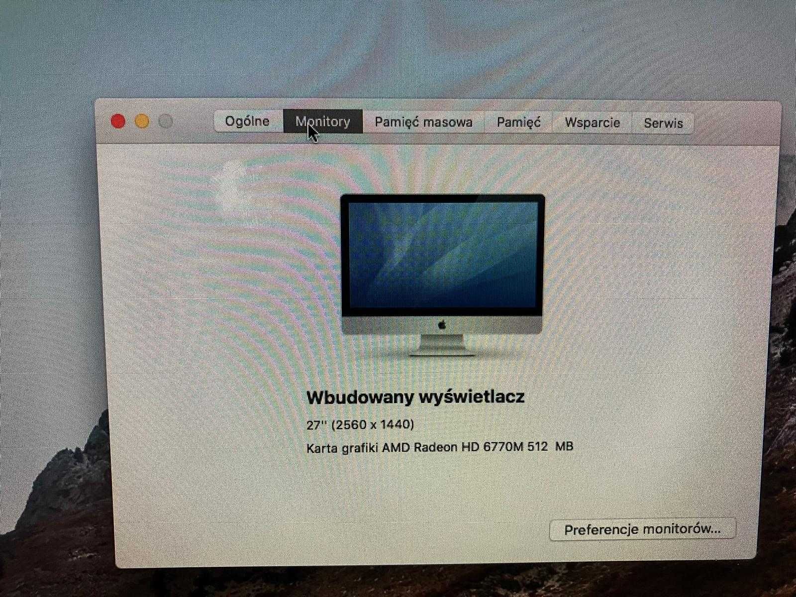 IMac 2011 27" MacOS High Sierra Nowa szyba!
