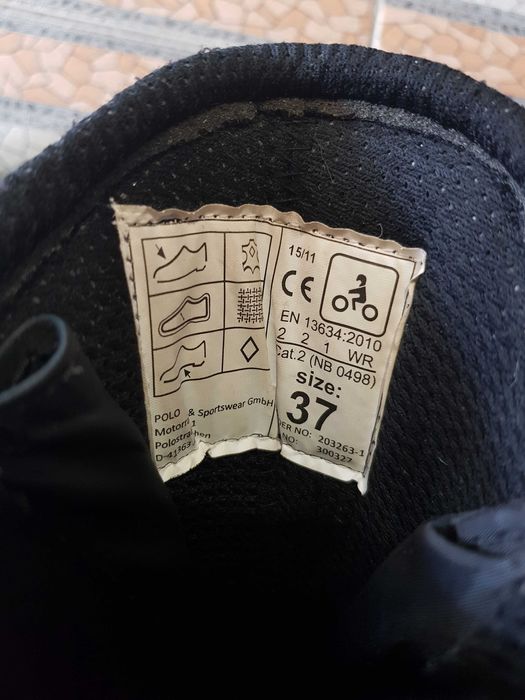 Жіночі шкіряні мотоботи/мотовзуття Polo Drive (37/24 см)