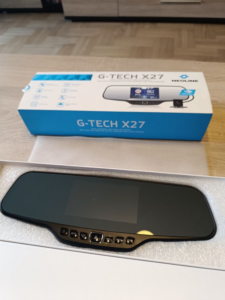 Wideorejestrator G-Tech X27 lusterko kamera GPS Świetny Polecam!