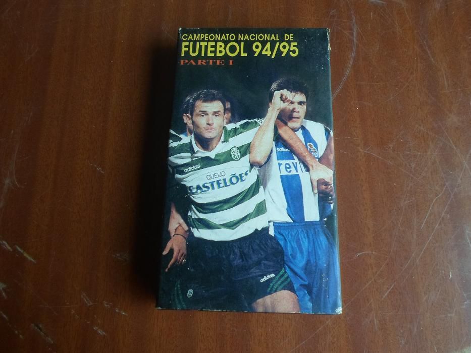 cassete vhs do campeonato nacional de futebol 94/95