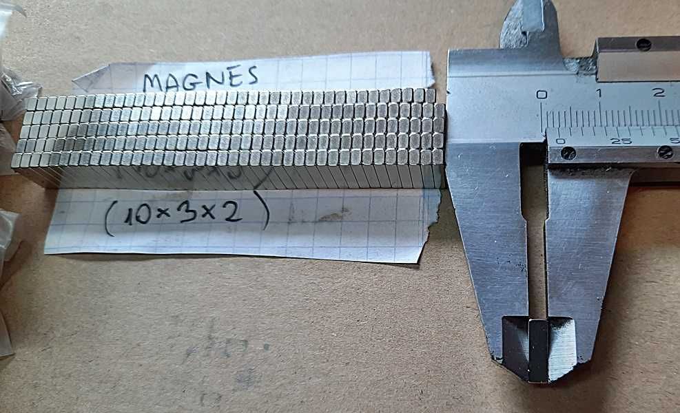 Magnes neodymowy 10x3x2 MPL N38 - 10 szt.