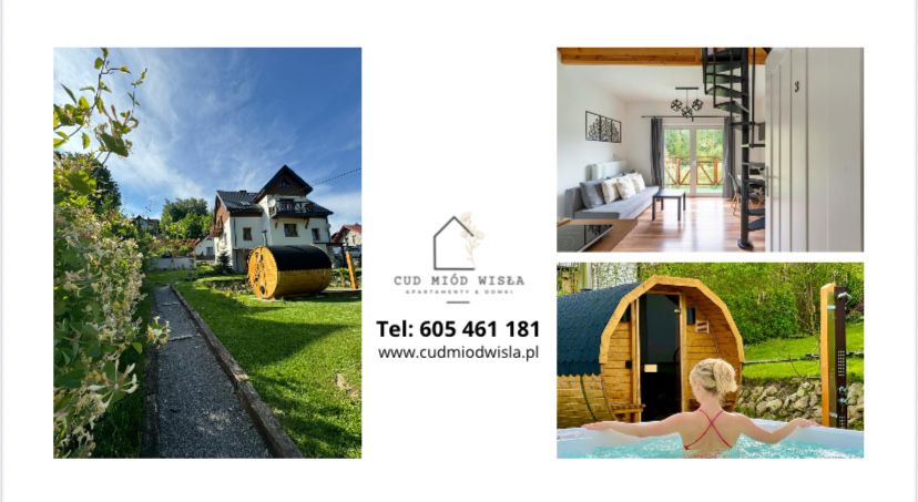 Apartment z sauną i jakuzy weekend wakacje