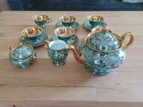 Serwis kawowy Wawel porcelana malowana naciekowo Made In Poland