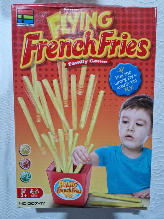 Jogo Batatas fritas saltitantes. Novo