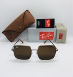Солнцезащитные очки Ray Ban Square 1971 Bronze-Brown 54мм стекло