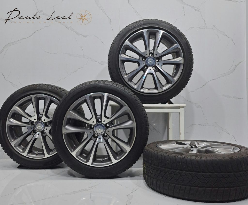 Jantes 18" originais Mercedes Classe E W213 2+2 5x112 com pneus