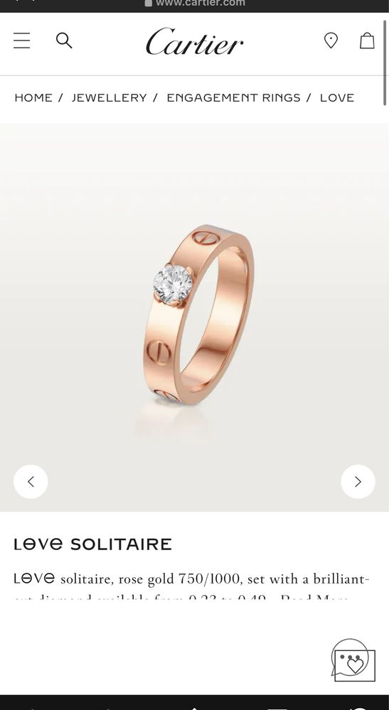Каблучка 1:1 Cartier