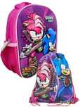 Plecak przedszkolny 3D + worek Sonic Prime Limitowana Edycja