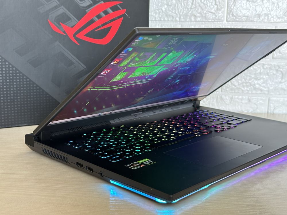 Новий! 2К екран! 17.3", RTX 3070 8gb! Asus Rog Strix, Ryzen 9 5900H