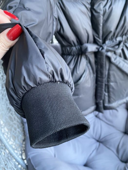 Куртка пуховик з натуральним хутром