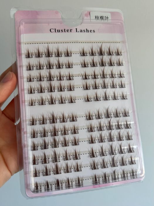 Sztuczne rzęsy brązowe delikatne anime rzęsy bondingowe