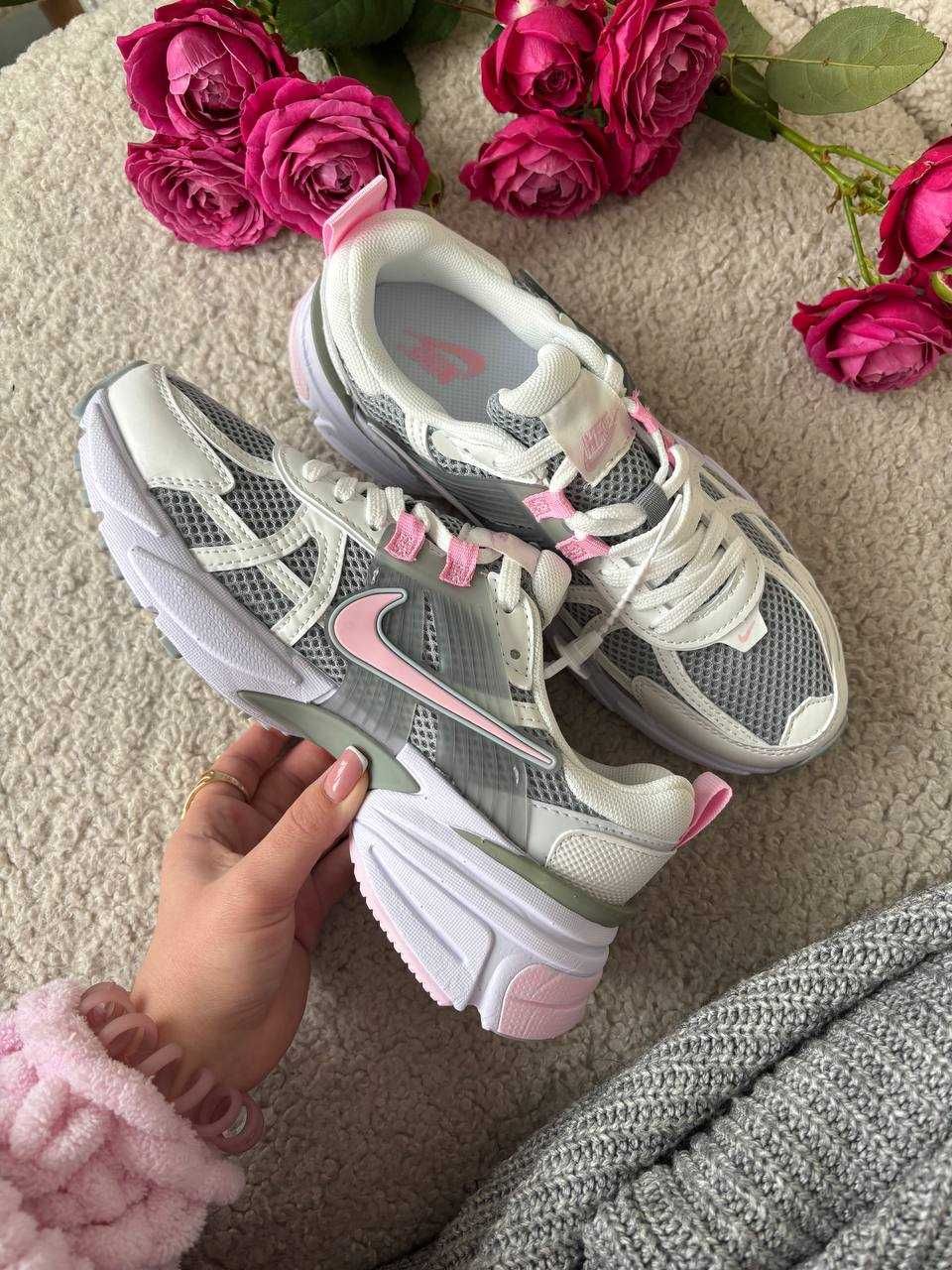 ‼️ Кросівки Nike V2K Runtekk White Grey Pink