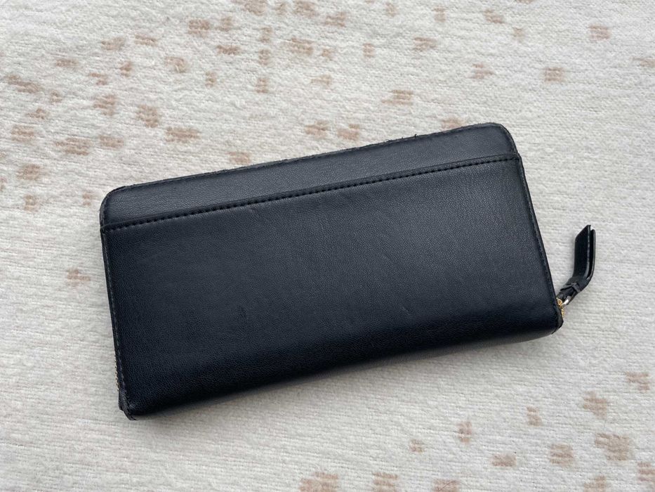 Portfel Damski DKNY - Tilly Lg Zip Around R74QV103 Blk/Gold BGD